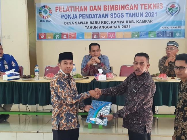 Sertijab Kades Sawah Baru Kecamatan Kampa Resmi Dilaksanakan